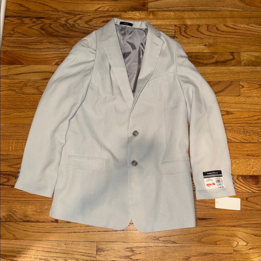 Nautica kids Blazer in Light Gray size 20 NWT. Suit jacket